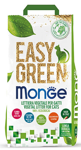 Monge Easy Green 3,5kg - Lettiera da WC Ecologica Vegetale Naturale Monge Easy Green 3,5kg - Lettiera da WC Ecologica Vegetale Naturale